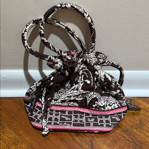 Vera Bradley Black, White and Pink Handbag